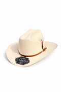 Laredo 1000X Brown Sombrero – Pink Feather Estilo Sinaloa